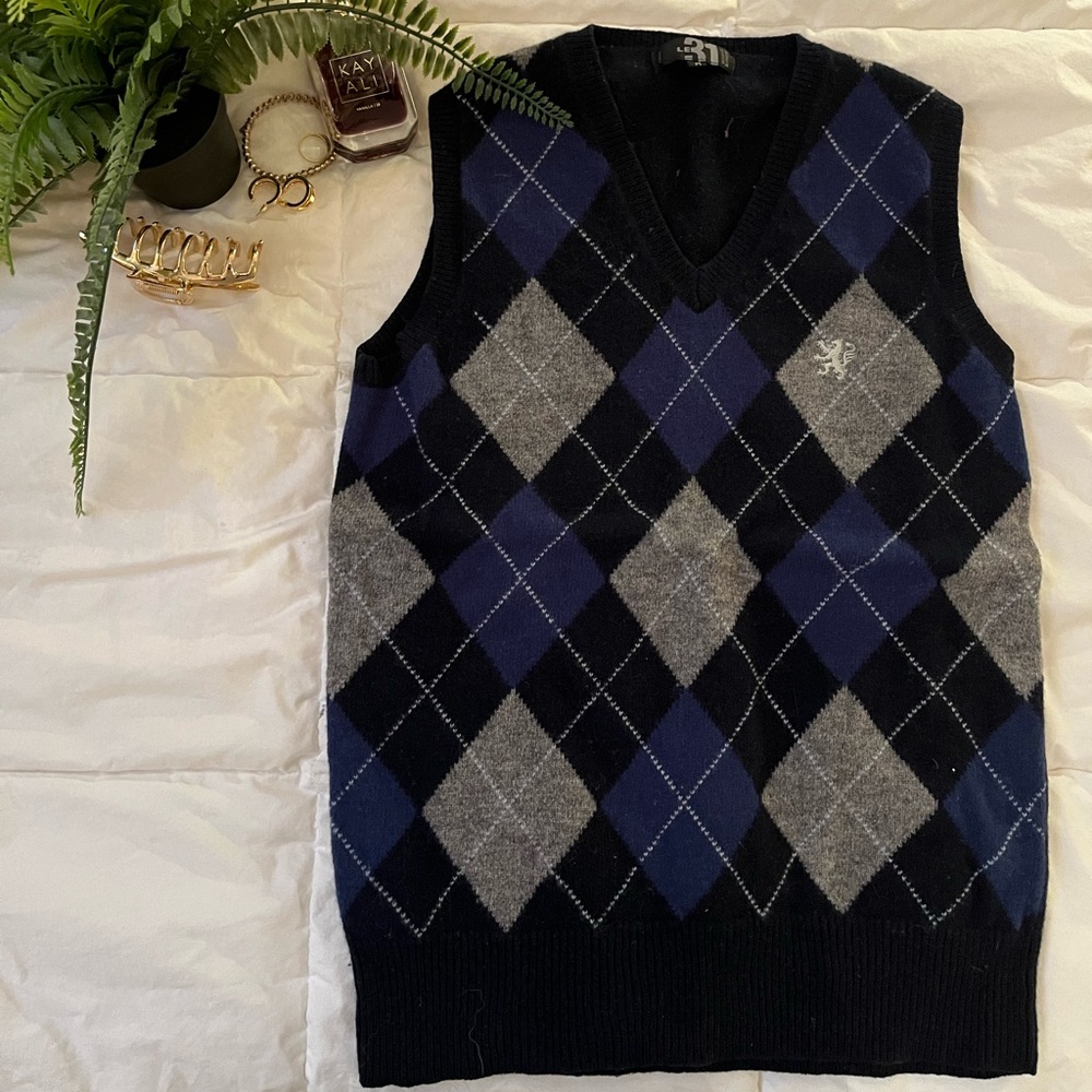 Plaid Vest